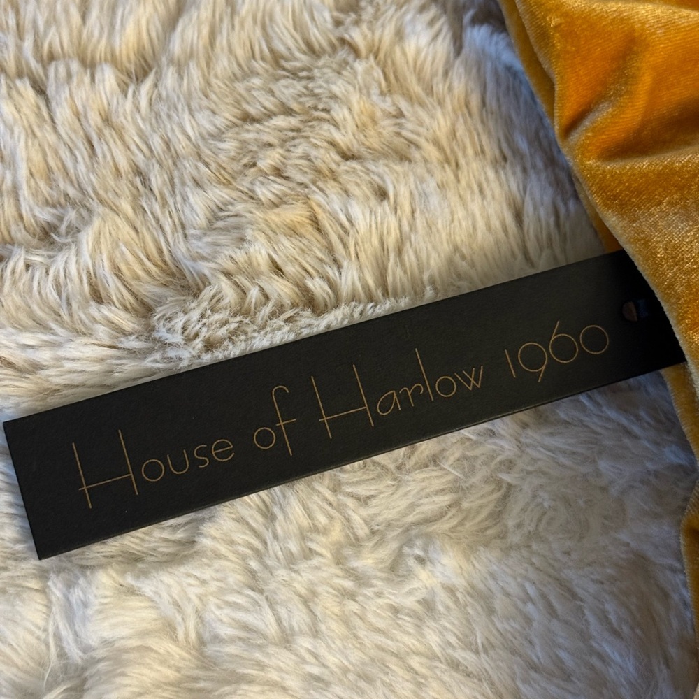 House of Harlow 1960 Mustard Maxi Skirt - Picture 4 of 8